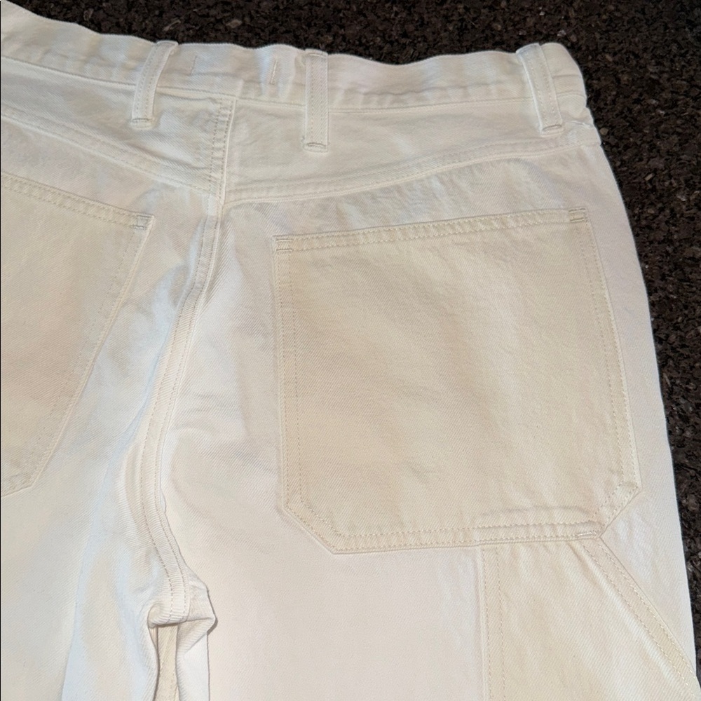Madewell The Perfect Vintage Straight Jeans In Cream/White - Picture 7 of 11